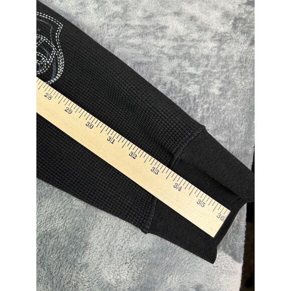 One Nation Thermal Shirt 2XL Black Long Sleeve Phoenix Graphic Biker Style - Picture 7 of 9